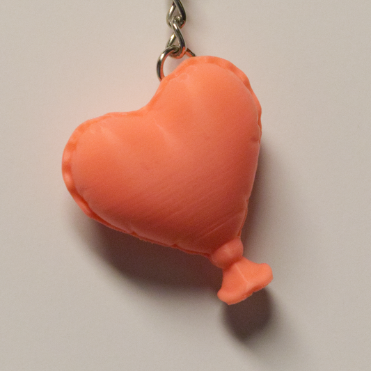 Balloon Heart Keychain – Adorable Gift for Lovers, Friends, & Family